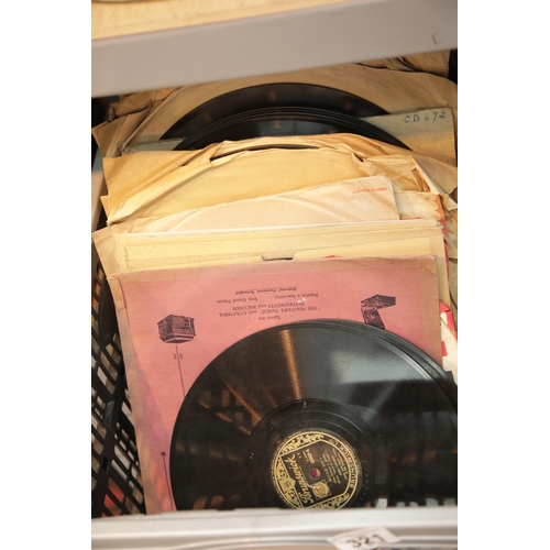 321 - Selection of mixed genre 78 RPM records. This lot is not available for in-house P&P.