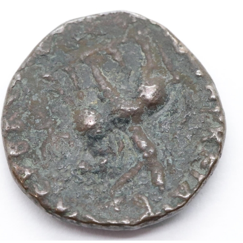 1331 - Indo Greek Bronze AE24. P&P Group 1 (£14+VAT for the first lot and £1+VAT for subsequent lots)