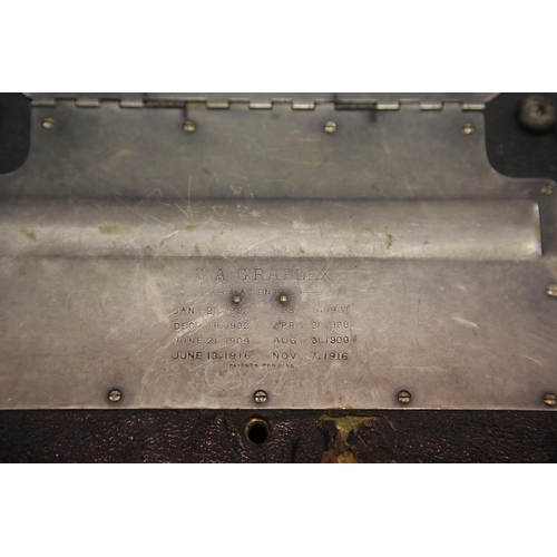 1536 - Graflex 3A autographic professional curtain shutter camera. Lens is UK Ross Xpress 7 1/4 F4.5 shutte... 