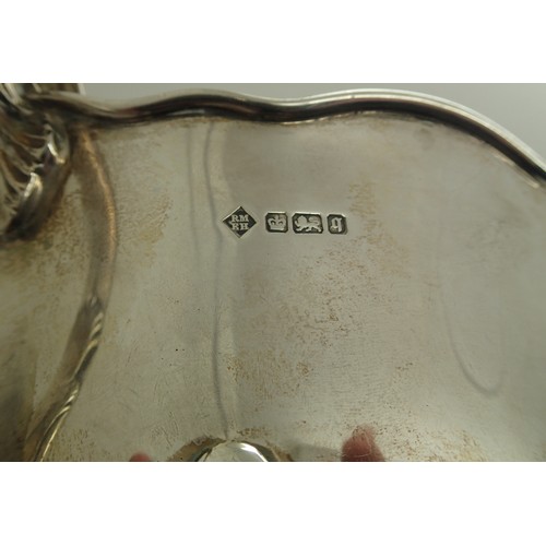 1390C - Hallmarked silver twin handled presentation bowl, assay Sheffield 1908, 592g. P&P Group 2 (£18+VAT f... 