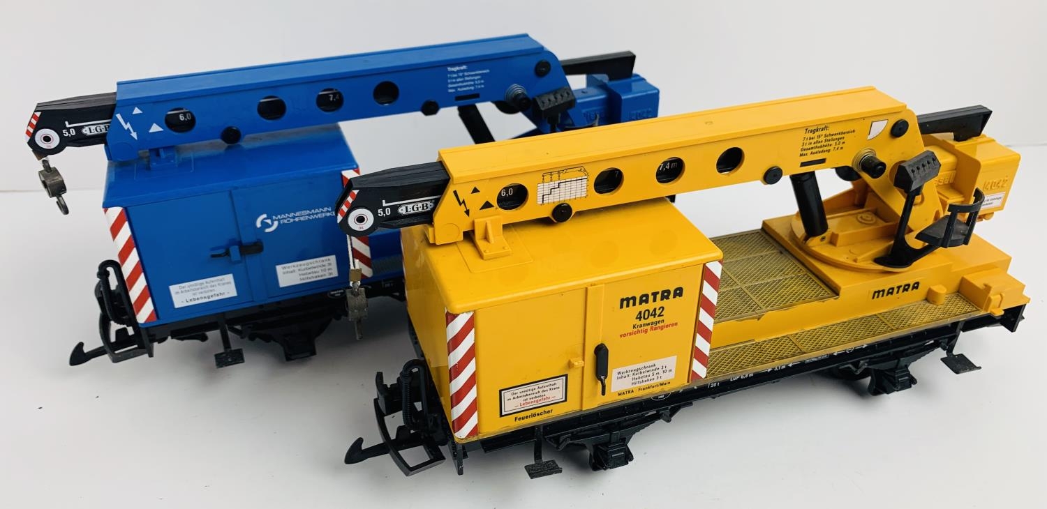 LGB 4042 Matra Yellow Construction Crane Car buy