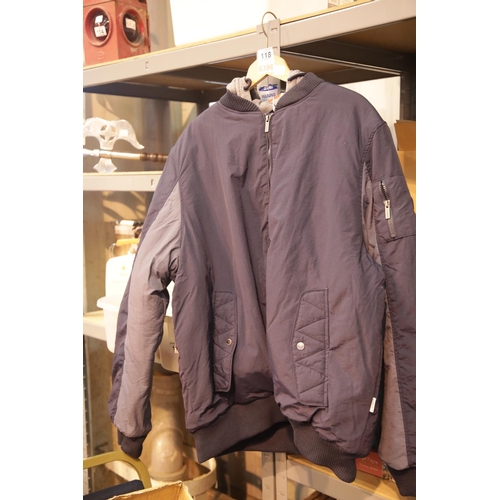 118 - Lee Cooper navy sweat jacket 3XL RRP £72.99. P&P Group 2 (£18+VAT for the first lot and £2+VAT for s... 