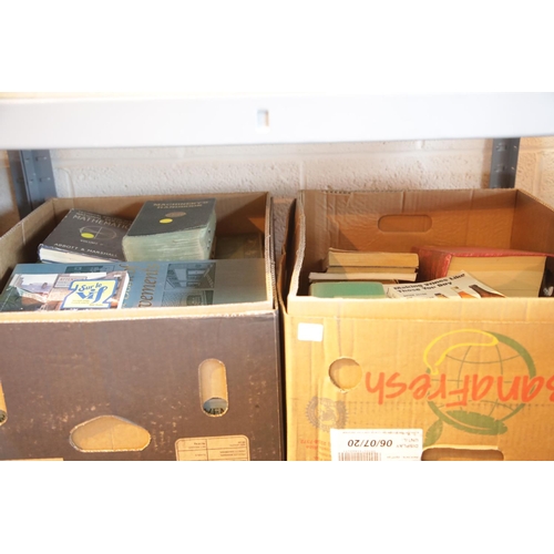 147 - Two boxed lots of various hardback volumes. This lot is not available for in-house P&P.