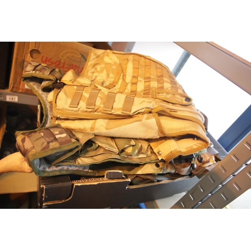 144 - Box of military type panier jackets. P&P Group 3 (£25+VAT for the first lot and £5+VAT for subsequen... 