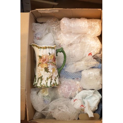 151 - Collection of various china ornaments and teaware. This lot is not available for in-house P&P.