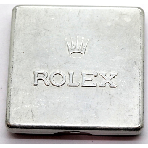 1139 - Genuine Rolex vintage ribbed Datejust dial in a Rolex tin. P&P Group 1 (£14+VAT for the first lot an... 