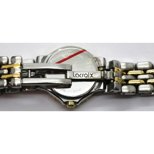 1171 - Ladies Maurice Lacroix two tone dress watch with mother of pearl and stainless steel and gold bracel... 