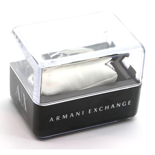 1169 - Armani Exchange ladies chain bracelet fashion wristwatch in original box. P&P Group 1 (£14+VAT for t... 
