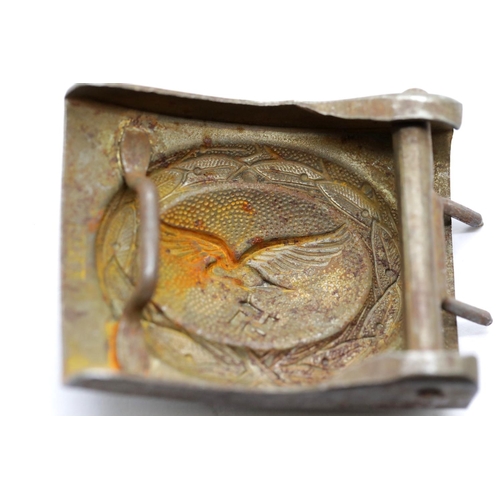 3085 - German WWII type Luftwaffe belt buckle. P&P Group 1 (£14+VAT for the first lot and £1+VAT for subseq... 