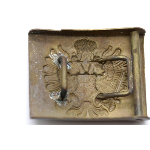 3087 - Austro-Hungarian WWI type Belt Buckle. P&P Group 2 (£18+VAT for the first lot and £3+VAT for subsequ... 