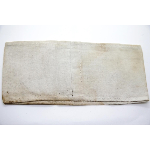 3061 - WWII type Jewish concentration camp armband. P&P Group 1 (£14+VAT for the first lot and £1+VAT for s... 