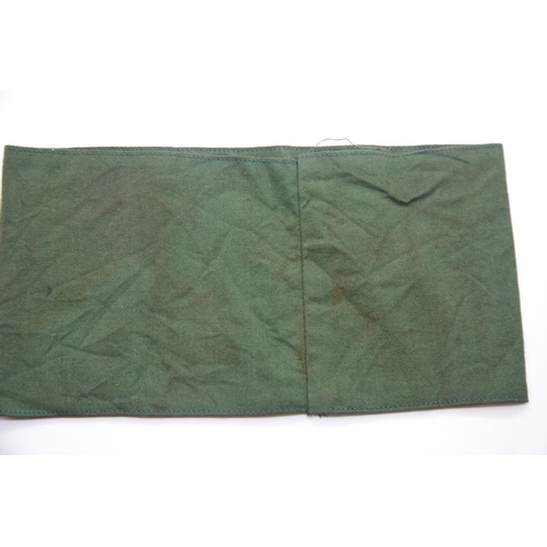 3068 - British WWII style Women's Land Army Timber Corps armband. P&P Group 1 (£14+VAT for the first lot an... 