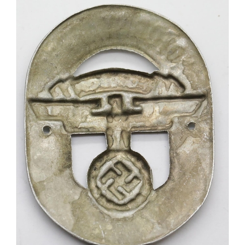 3119 - German WWII type NSKK Motor Staffel pressed aluminium badge. P&P Group 1 (£14+VAT for the first lot ... 