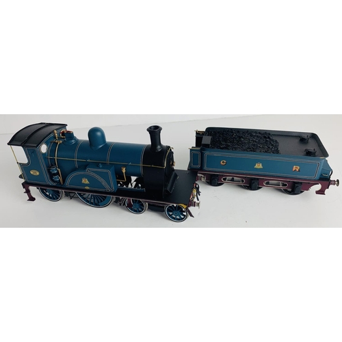 2018 - Well Built Fine Scale 7mm O Gauge Brass 4-4-0 'Caledonian Railway' 123 Loco. P&P Group 2 (£18+VAT fo... 