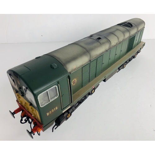 2022 - Heljan O Gauge 2000 Class 20 BR Green Small Yellow Ends - Appears Un Run - Pro Weathered - Detail Pa... 