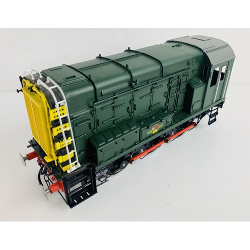 2046 - Bachmann Brassworks 7mm O Gauge Class 08 Shunter BR Green - Comes with Resin Interior Detail Pack - ... 