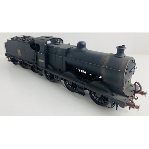 2077 - Well Built 7mm O Gauge Brass Fine Scale BR 3F 44444 0-6-0 - Painted BR Back Early & Lightly Weathere... 