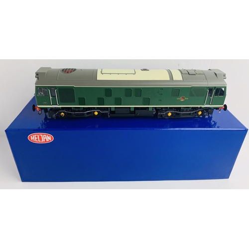 2079 - Heljan O Gauge 2550 Plain BR Green 'Tower Models Exclusive' Class 25 - Appears Un Run - With Detail ... 