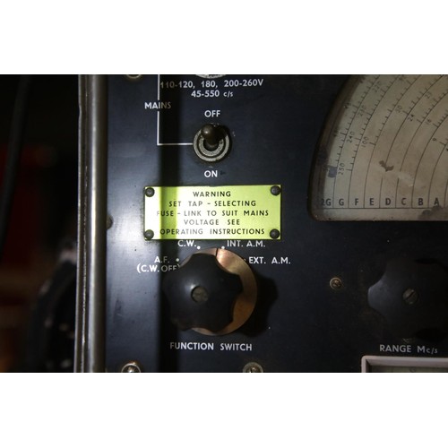 3161 - AVO of London, military issue signal generator CT-378A. Not available for in-house P&P.