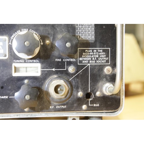 3161 - AVO of London, military issue signal generator CT-378A. Not available for in-house P&P.