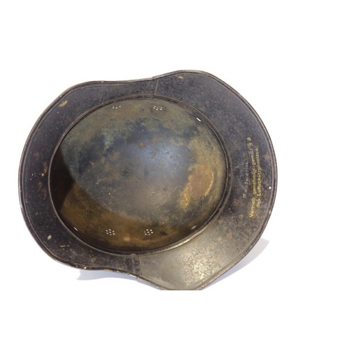 3180 - German WWII type Luftschutz (Air Raid Police) Gladiator Helmet. P&P Group 2 (£18+VAT for the first l... 