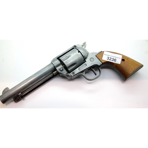 3236 - Colt peacemaker re-enactment 9mm revolver. P&P Group 2 (£18+VAT for the first lot and £3+VAT for sub... 