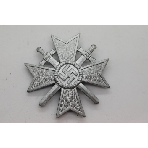 3451 - German WWII type silver War Merit Cross 1st class. P&P Group 1 (£14+VAT for the first lot and £1+VAT... 