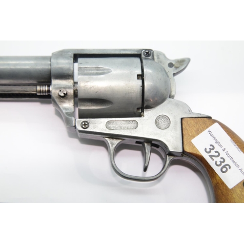 3236 - Colt peacemaker re-enactment 9mm revolver. P&P Group 2 (£18+VAT for the first lot and £3+VAT for sub... 