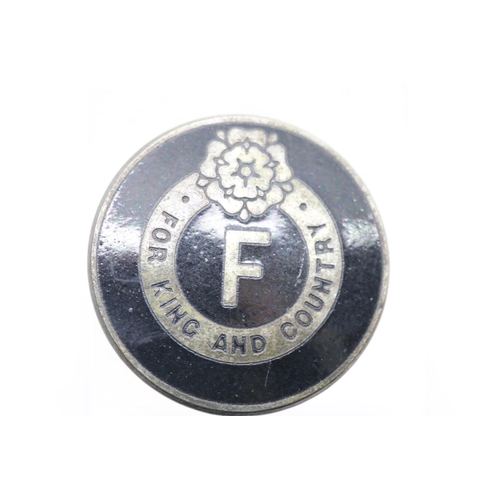 3356 - British Union of Fascists lapel badge marked Gaunt, London verso. P&P Group 1 (£14+VAT for the first... 