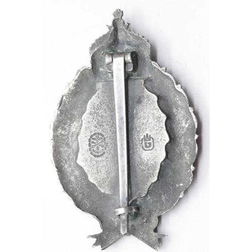 3370 - German Imperial WWI type enamelled Observer badge with maker stamps verso. P&P Group 1 (£14+VAT for ... 