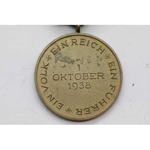 3466 - *** WITHDRAWN***German Third Reich 1938 Olympics medal with ribbon. P&P Group 1 (£14+VAT for the fir... 