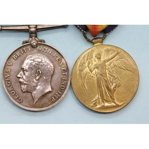 3525 - British WWI pair to GS-37514 Pte A Walton R FUS. P&P Group 1 (£14+VAT for the first lot and £1+VAT f... 