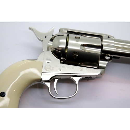 3223 - Colt boxed CO2 air pistol model SAA .45. P&P Group 2 (£18+VAT for the first lot and £3+VAT for subse... 