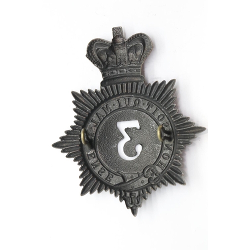 3347 - British Victorian type Glengarry badge for 2nd Buffs Kent Regiment. P&P Group 1 (£14+VAT for the fir... 