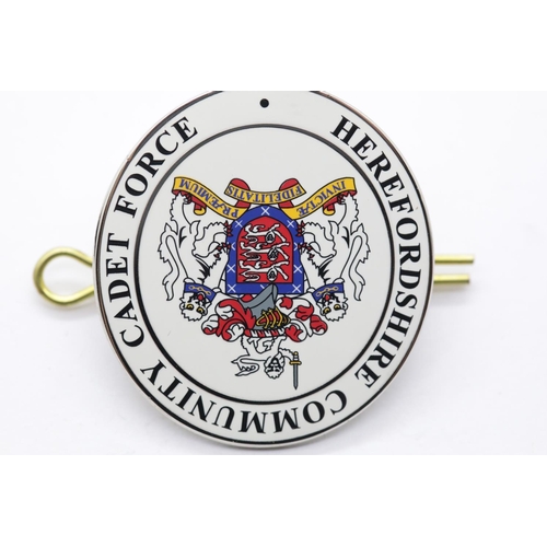 3362 - British Herefordshire Community Cadet Force (CCF) enamel badge. P&P Group 1 (£14+VAT for the first l... 