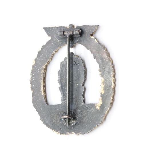 3369 - German WWII type Minesweeper badge. P&P Group 1 (£14+VAT for the first lot and £1+VAT for subsequent... 