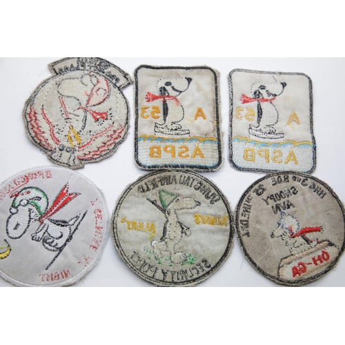 3397 - Vietnam War type “Snoopy” Patches. P&P Group 2 (£18+VAT for the first lot and £3+VAT for subsequent ... 