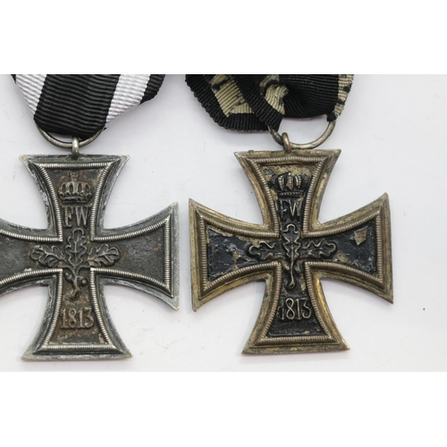 3475 - Two German Imperial WWI type Iron Crosses. P&P Group 1 (£14+VAT for the first lot and £1+VAT for sub... 