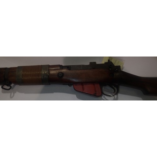 3216A - No 4 Enfield rifle grenade launcher, with EU deactivation certificate. Not available for in-house P&... 