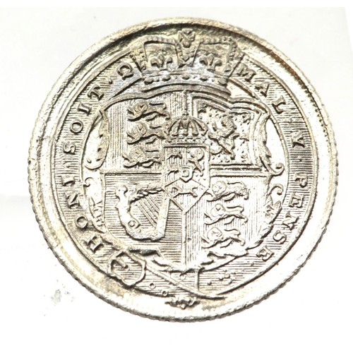 1262 - 1816 - Silver Sixpence of mad king George III. P&P Group 1 (£14+VAT for the first lot and £1+VAT for... 