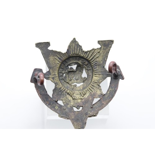 3358 - British cap badge for Worcestershire Volunteers Regiment. P&P Group 1 (£14+VAT for the first lot and... 