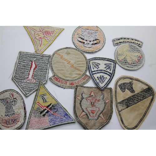 3394 - 10x Vietnam War Style Military Patches. P&P Group 2 (£18+VAT for the first lot and £3+VAT for subseq... 