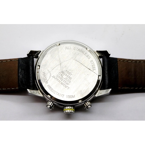 1089 - Gents Accurist Tachymeter MS848B 100m water resistant wristwatch. P&P Group 1 (£14+VAT for the first... 