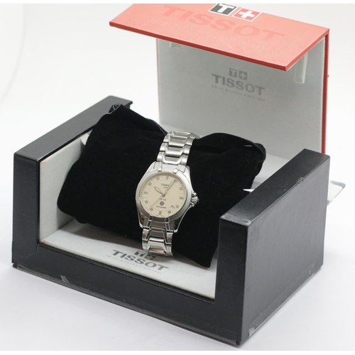 1077 - Rare gents Tissot PR100 stainless steel auto quartz wristwatch in original box with paperwork. P&P G... 