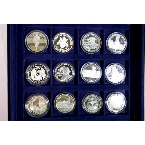 1219 - Twelve World at War silver proof coins. P&P Group 1 (£14+VAT for the first lot and £1+VAT for subseq... 