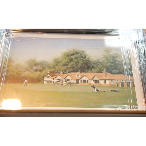 306 - Modern print, limited edition of Hale Golf club. This lot is not available for in-house P&P.