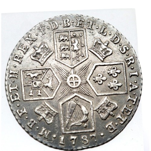 1290 - 1787 Silver Shilling of King George III. P&P Group 1 (£14+VAT for the first lot and £1+VAT for subse... 