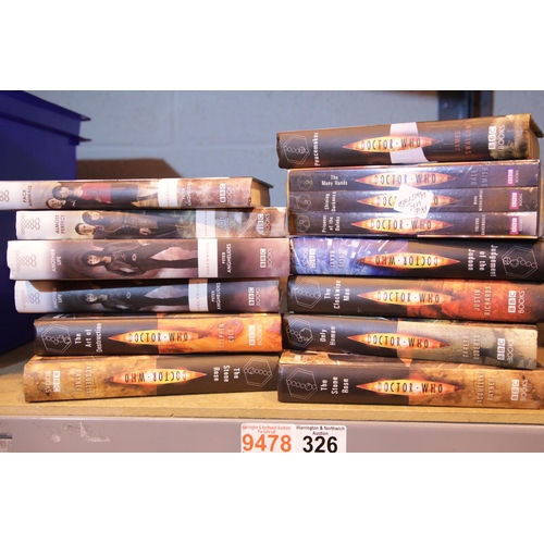 326 - Seven Dr Who books, three DVDs and four Torchwood books. Not available for in-house P&P