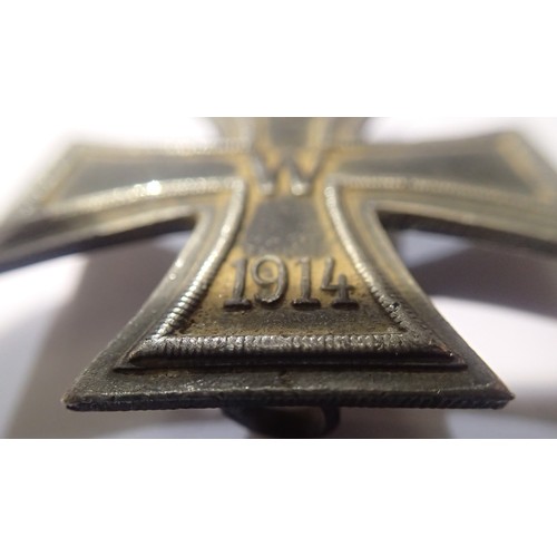 3468 - German Imperial WWI type Iron Cross 1st Class in fitted case. P&P Group 1 (£14+VAT for the first lot... 