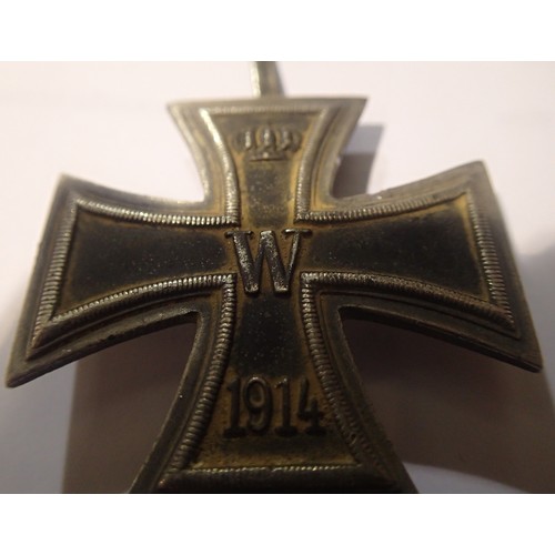 3468 - German Imperial WWI type Iron Cross 1st Class in fitted case. P&P Group 1 (£14+VAT for the first lot... 